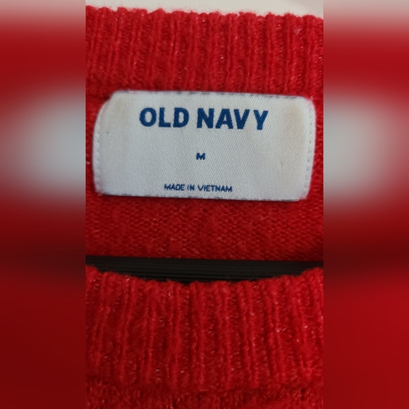 LN Old Navy women's M Buffalo check sweater - Picture 3 of 8